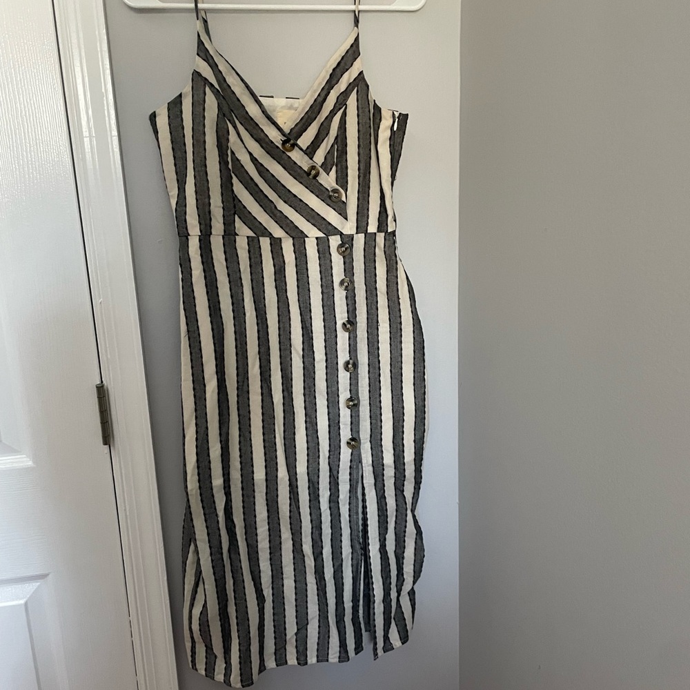 Fitted Striped Dress